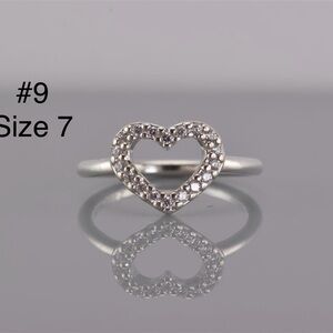 Pandora Silver Heart Ring
